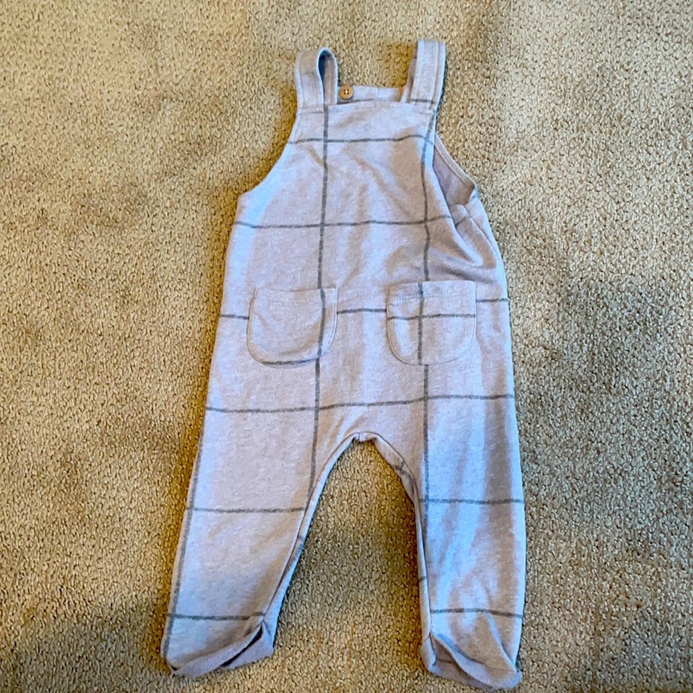 Gray Zara overall jumper